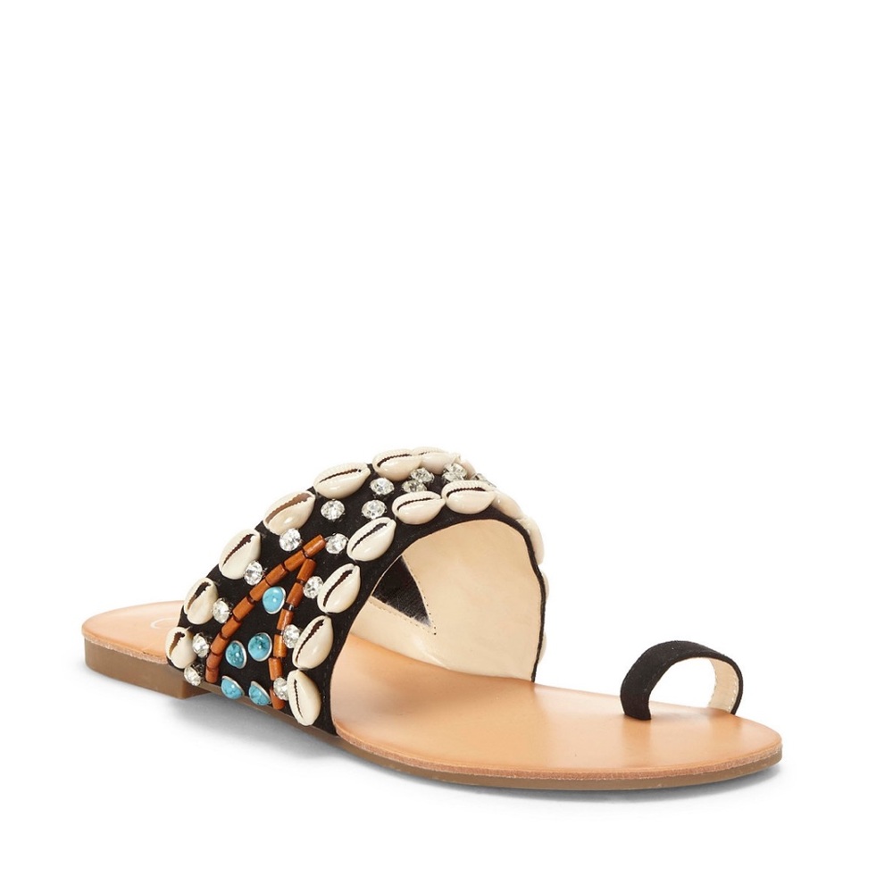 Jessica Simpson Beaded Toe Thong Sandal Size 5.5